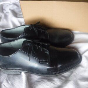 Bates Size 9 D Black Dress Shoes pre Owned